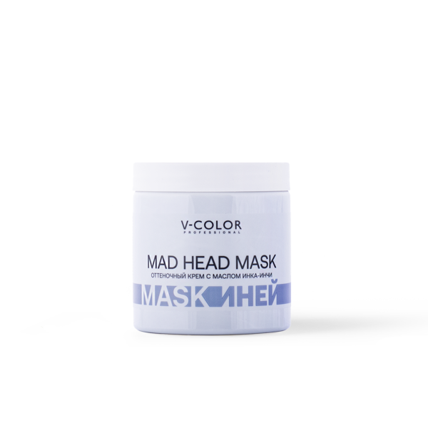 V-COLOR MAD HEAD MASK Иней оттеночная крем-маска 500мл.
