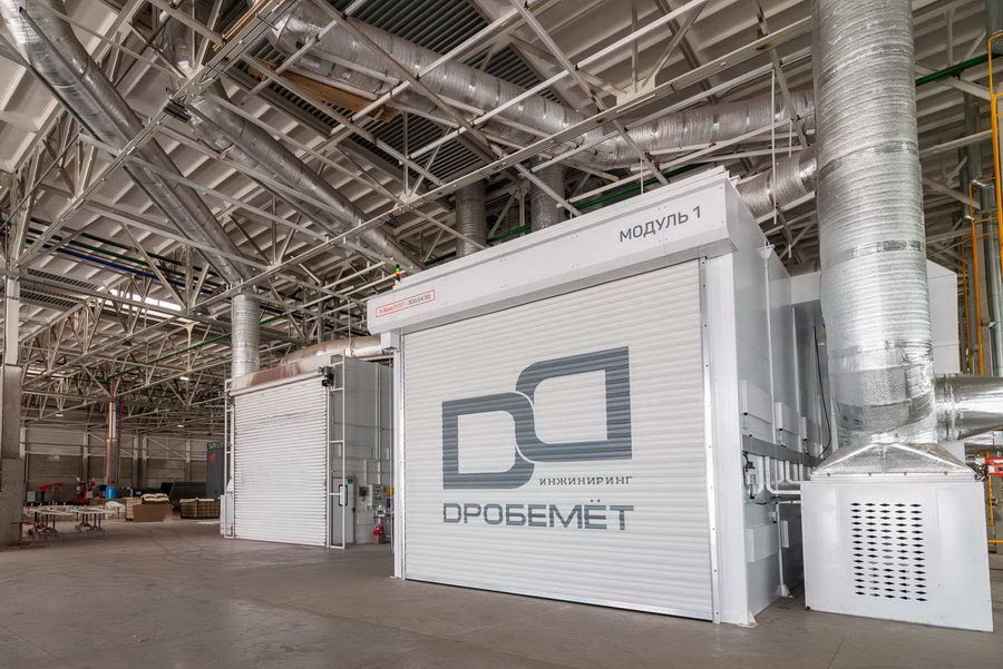 Подготовка к работе окрасочной камеры для автобусов