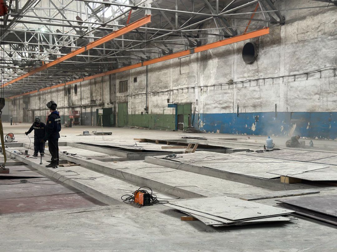 фундамент для окрасочной камеры