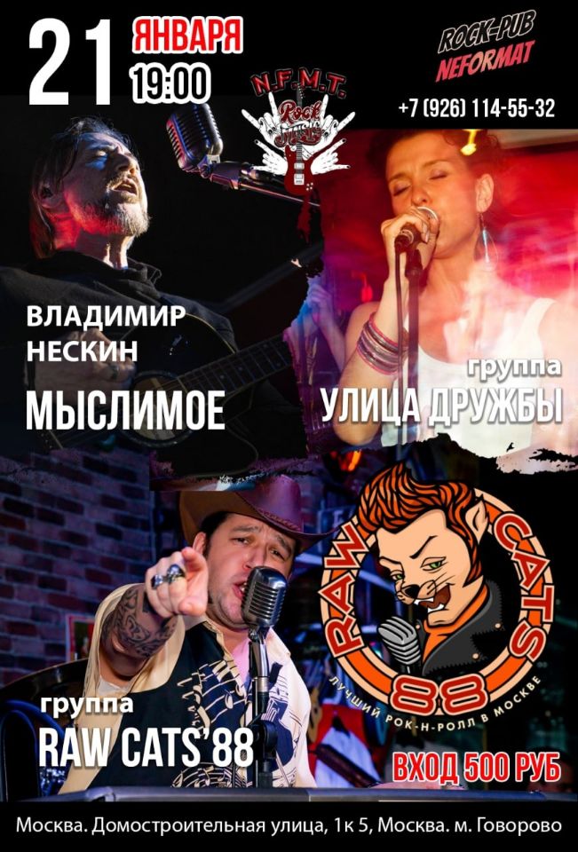 RawCats'88 / Улица Дружбы / Владимир Нескин