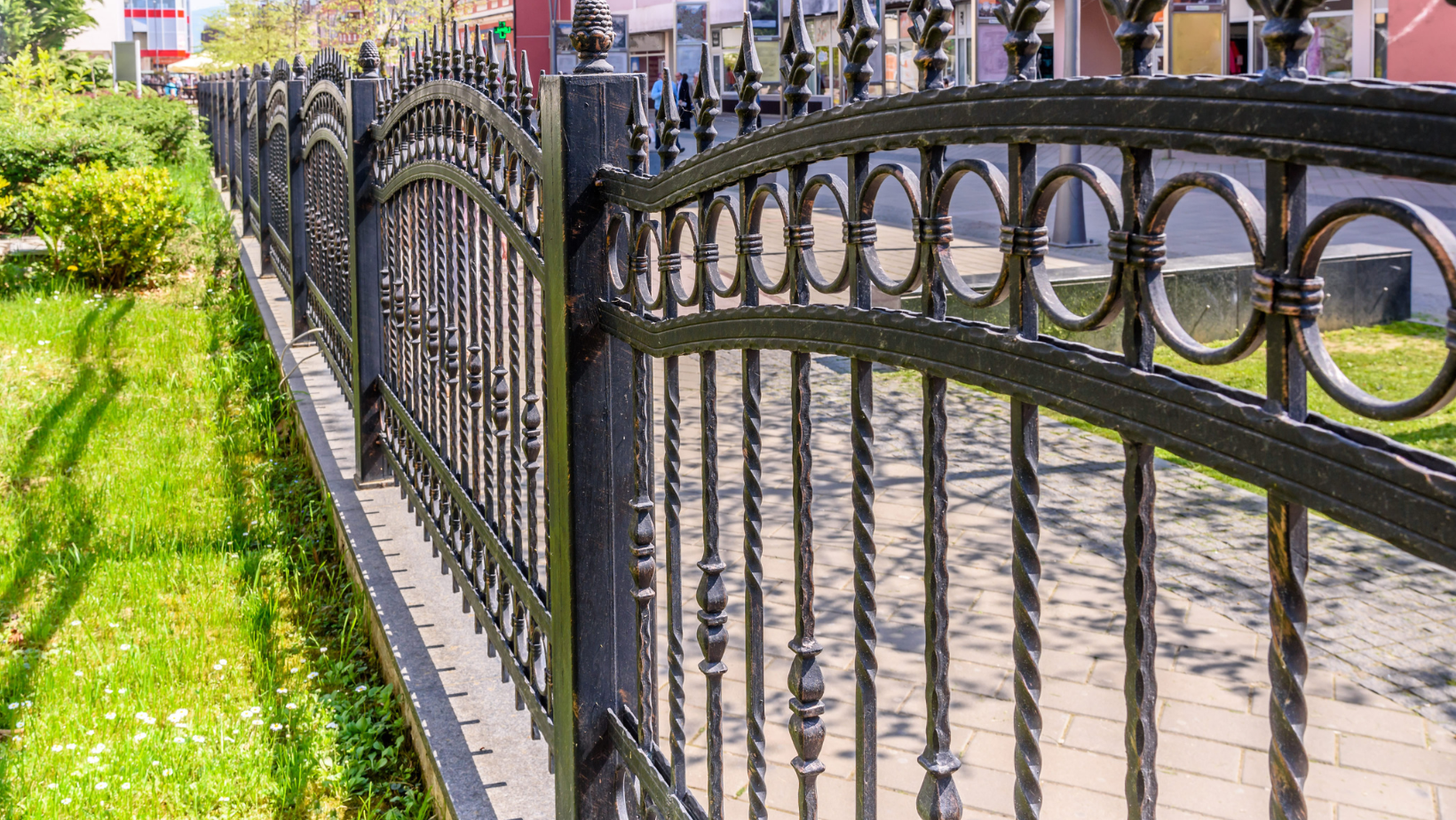 Забор металлический