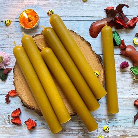 Столбик из натурального воска