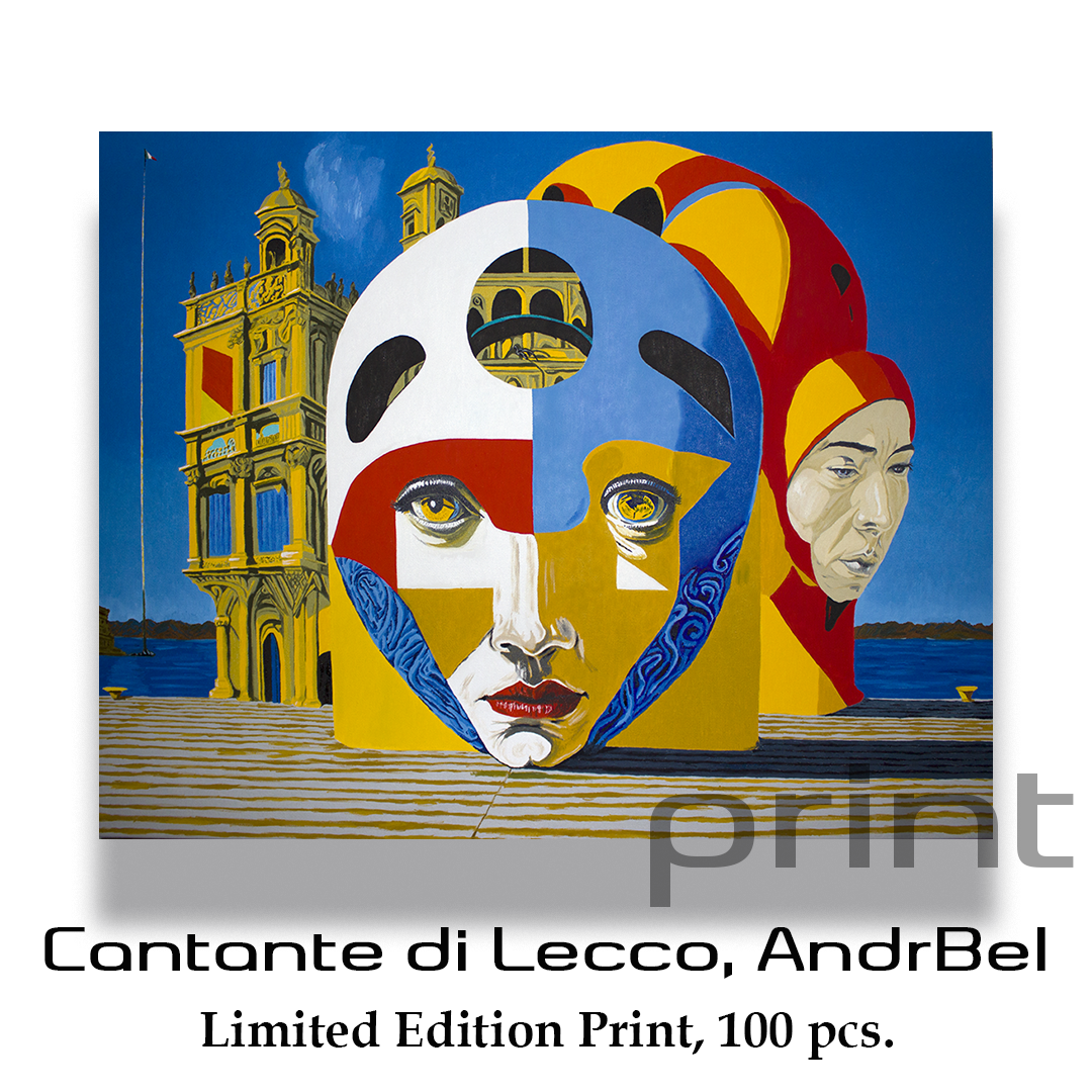 Cantante di Lecco, AndrBel (Limited Edition Print, 100 pcs. First edition of 10 pieces out of 100)