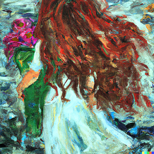 Collection Art an oil painting "Floral femininity" by AndrBel and Ai