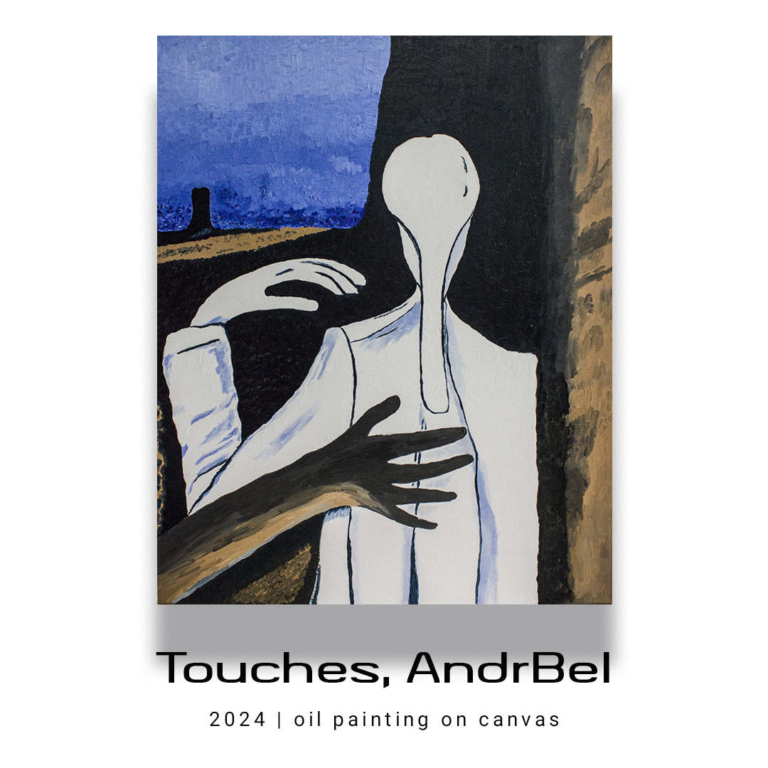 Touches, 2024, AndrBel, Oil paintings on canvas, 31,5 x 39,37 in.