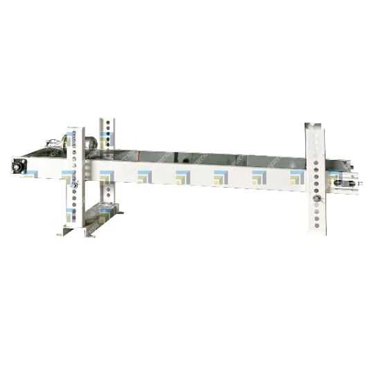 Ленточный конвейер длиной 2,2 метра для мешкозашивочного комплекса