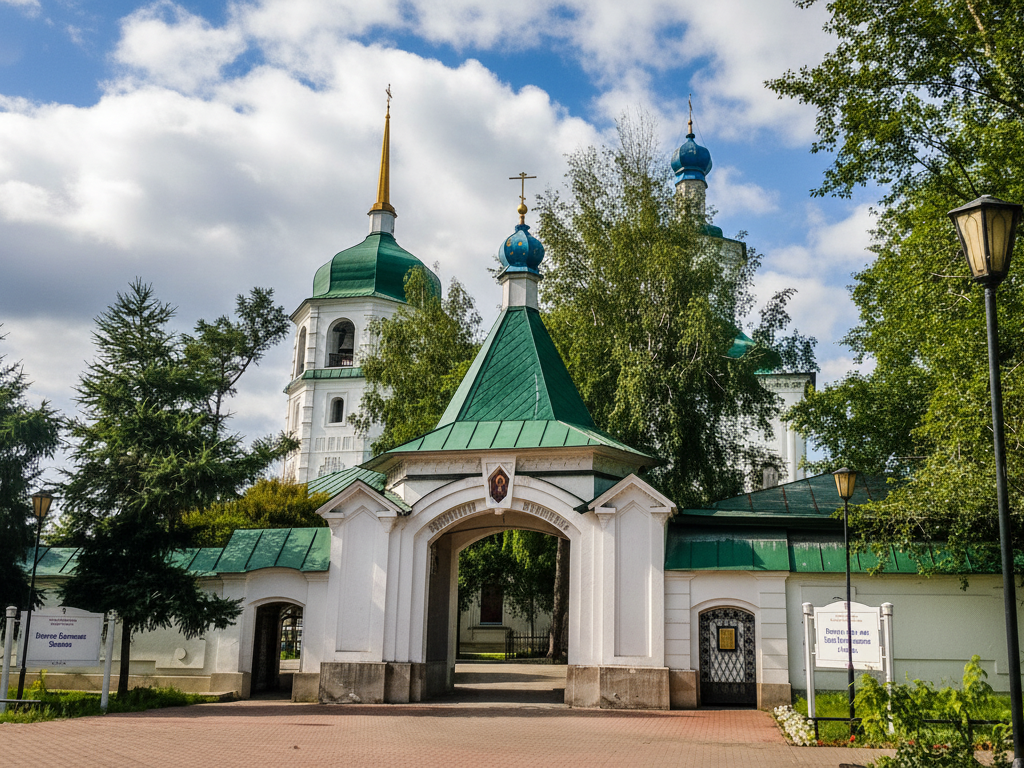 Обзорная экскурсия по городу Иркутску. Знаменский женский монастырь в Иркутске