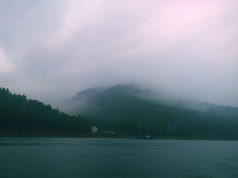 Туман в Листвянке