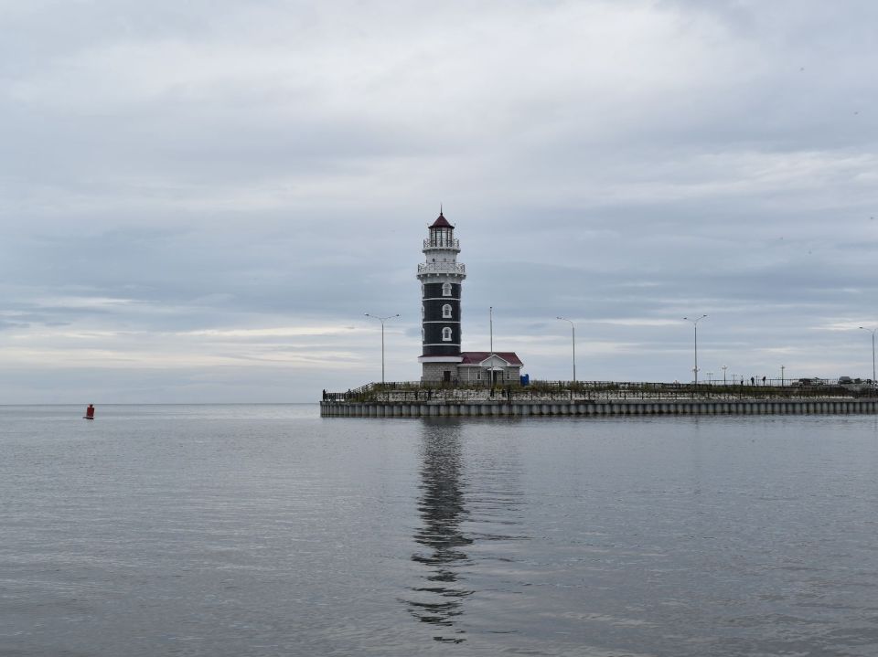 Маяк в Турке на озере Байкал