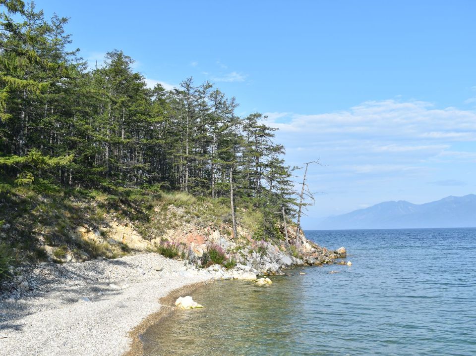 Архипелаг Ушканьи острова на озере Байкал