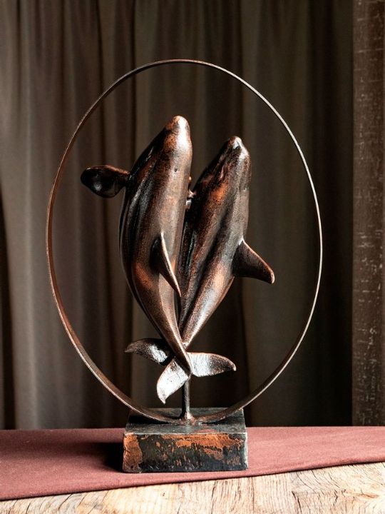 Декоративная скульптура из металла