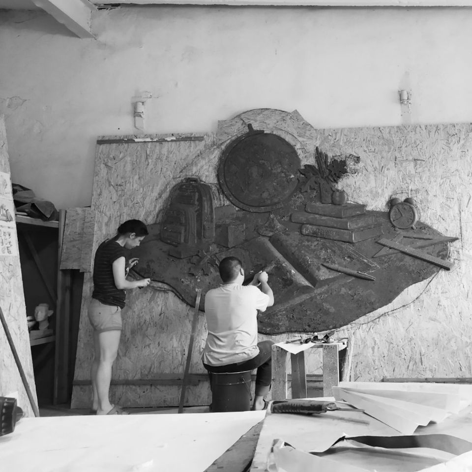 Лепное панно, барельеф