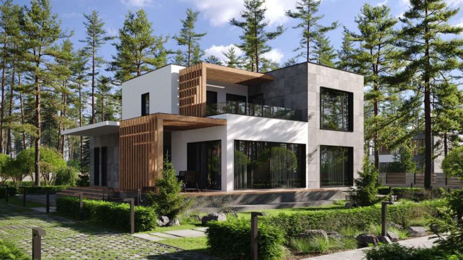 Проект дома Hrad Loked