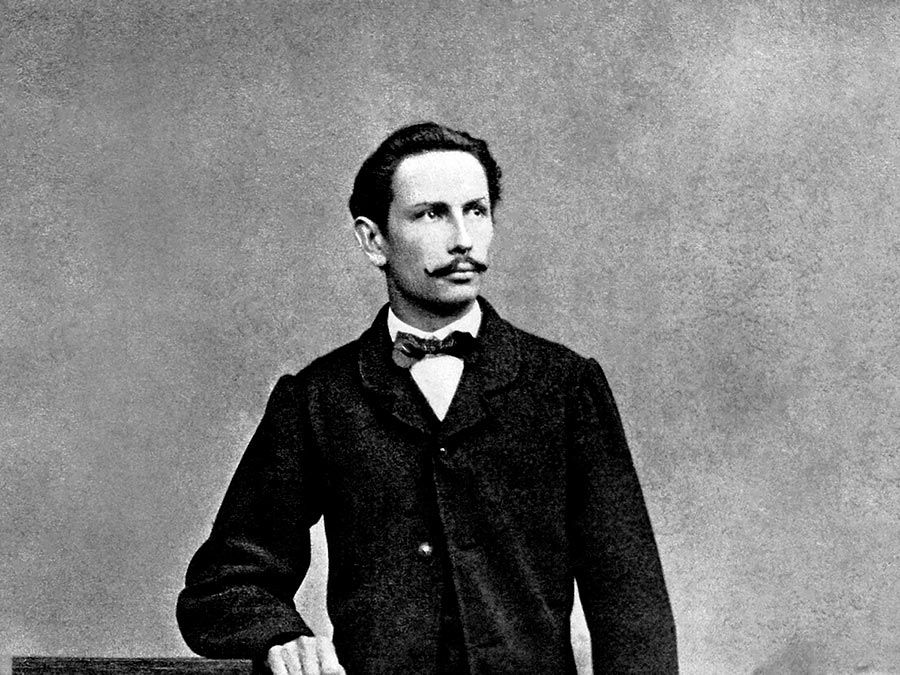 Карл Бенц в молодости