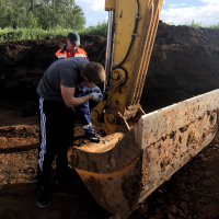 системы 3d нивелирования на экскаватор