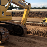 системы 3d нивелирования для экскаватора