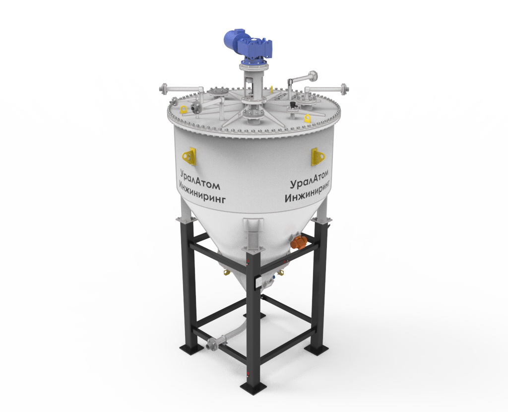 Ёмкость-отстойник с виброплощадкой