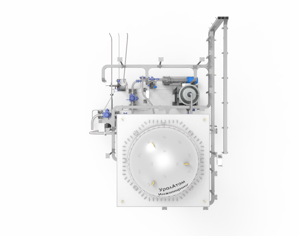 ванна дезактивации, дезактивационная ванна, ванна промывки ГЦН, емкость дезактивации насосов, дезактивация главного циркуляционного насоса, промывка дезактивирующими растворами, очистка наружных поверхностей ГЦН, дезактивация внутренних полостей насоса, очистка выемной части ГЦН обеззараживание насосного оборудования