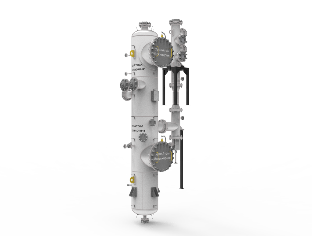 скруббер Вентури для очистки пиролизных газов от радиоактивных аэрозолей, очистное устройство для удаления химических примесей из газов после дожигания на АЭС, система очистки пиролизных газов от радиоактивных аэрозолей, скруббер Вентури «УралАтом Инжиниринг» для очистки газов, очистной скруббер Вентури в составе пиролизной системы, установка очистки пиролизных газов от радиоактивных аэрозолей после дожигания на АЭС, скруббер Вентури для безопасной очистки газов в системе пиролиза 