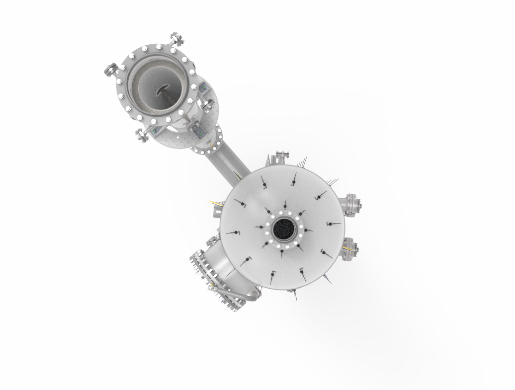 эжекторный скруббер для очистки пиролизных газов от радиоактивных аэрозолей, очистная установка эжекторного типа для удаления химических примесей после дожигания на АЭС, система очистки пиролизных газов эжекторным скруббером, эжекторный скруббер УралАтом Инжиниринг для системы пиролиза, очистное оборудование эжекторного типа в составе пиролизной установки АЭС, эжекторный скруббер для безопасной очистки газов после, установка улавливания радиоактивных аэрозолей в системе