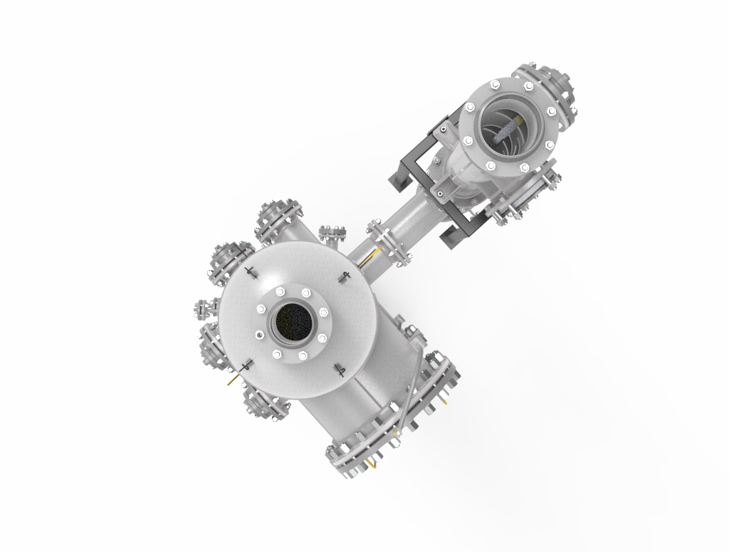 скруббер Вентури для очистки пиролизных газов от радиоактивных аэрозолей, очистное устройство для удаления химических примесей из газов после дожигания на АЭС, система очистки пиролизных газов от радиоактивных аэрозолей, скруббер Вентури «УралАтом Инжиниринг» для очистки газов, очистной скруббер Вентури в составе пиролизной системы, установка очистки пиролизных газов от радиоактивных аэрозолей после дожигания на АЭС, скруббер Вентури для безопасной очистки газов в системе пиролиза