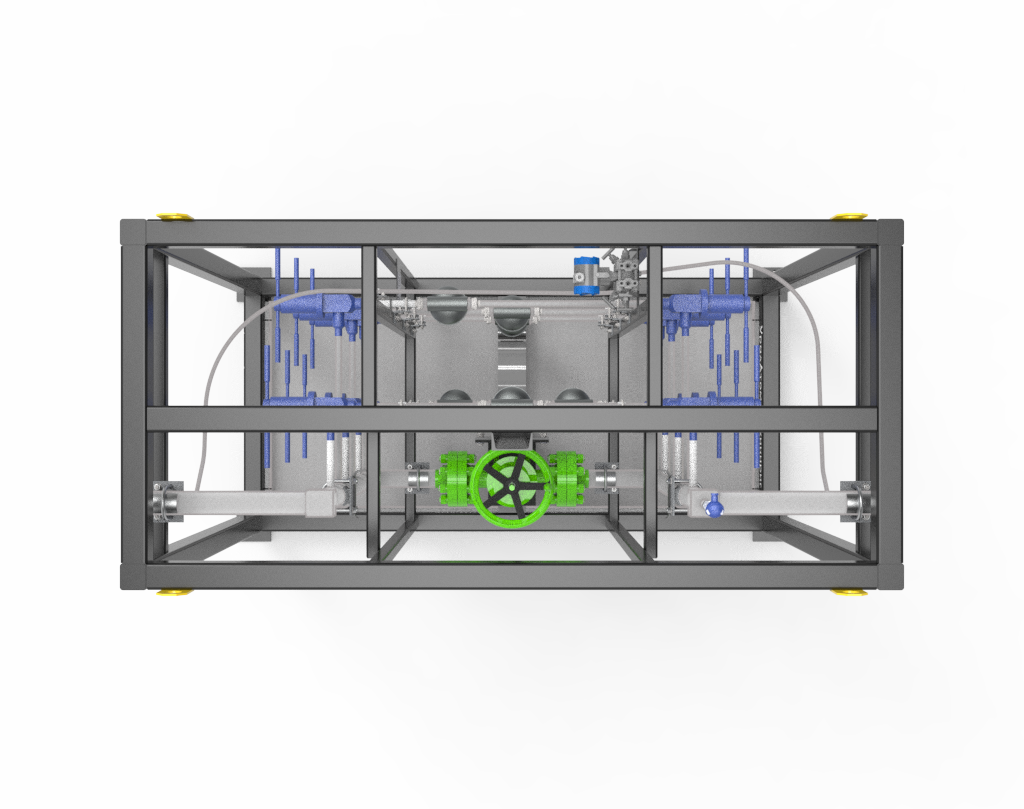 блок очистки запирающей воды,
фильтр механической очистки,
блок фильтрации воды стенда, очиститель запирающей воды,
фильтр-блок для испытаний ГЦНА, очистка запирающей воды от механических примесей, фильтрация воды для испытательного стенда ГЦНА, подготовка запирающей воды для испытаний, удаление механических загрязнений из воды, система очистки воды стенда испытаний