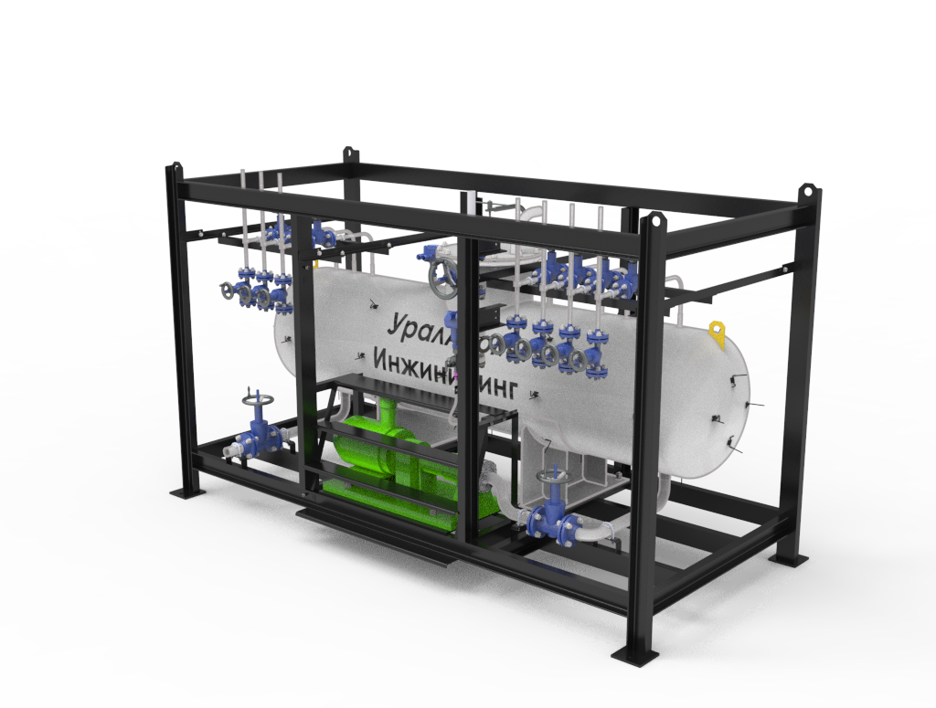 сборник протечек ГЦНА, емкость сбора протечек, резервуар протечек насосов, бак-сборник протечек, накопитель протечек, прием и контроль протечек ГЦНА, сбор протечек главных циркуляционных насосов, накопление и передача протечек в систему подпитки, мониторинг протечек насосных агрегатов, учет и возврат теплоносителя