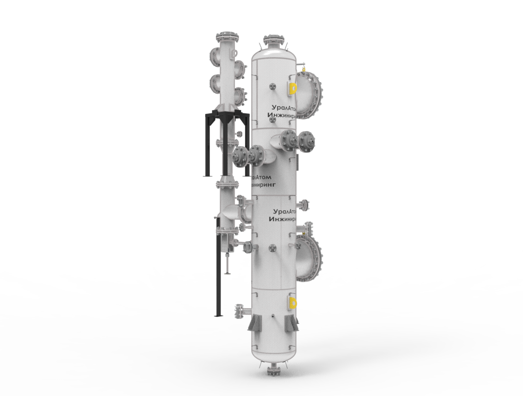 скруббер Вентури для очистки пиролизных газов от радиоактивных аэрозолей, очистное устройство для удаления химических примесей из газов после дожигания на АЭС, система очистки пиролизных газов от радиоактивных аэрозолей, скруббер Вентури «УралАтом Инжиниринг» для очистки газов, очистной скруббер Вентури в составе пиролизной системы, установка очистки пиролизных газов от радиоактивных аэрозолей после дожигания на АЭС, скруббер Вентури для безопасной очистки газов в системе пиролиза