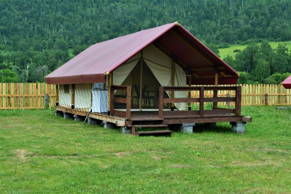 Глэмпинг в Горном алтае