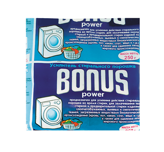 УСИЛИТЕЛЬ СТИРАЛЬНОГО ПОРОШКА "БОНУС ЭНЕРГИЯ"