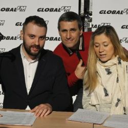 Выездная студия GlobalFM, прямой эфир радиоконкурса Высота