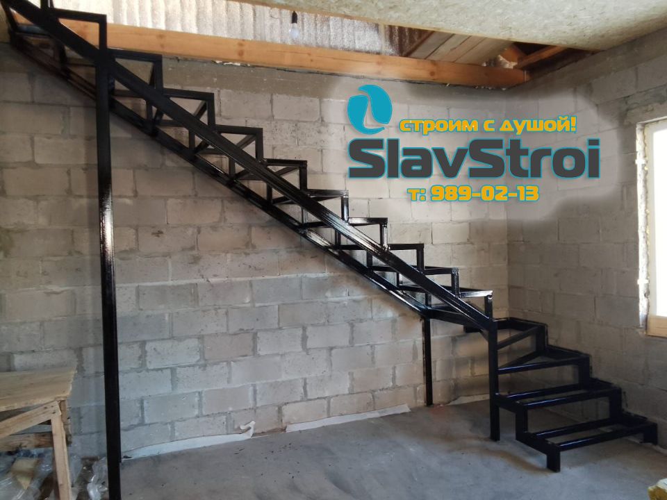 Изготовление и монтаж лестниц на металлокаркасе под ключ в Самаре и Самарской области - тел. 989-02-13