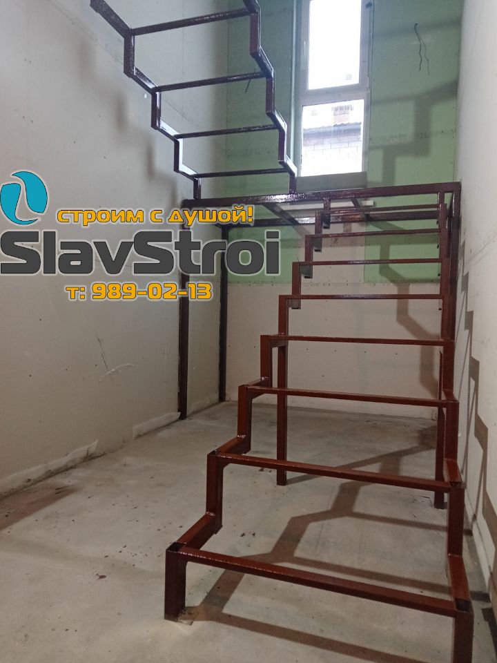 Изготовление и монтаж лестниц на металлокаркасе под ключ в Самаре и Самарской области - тел. 989-02-13