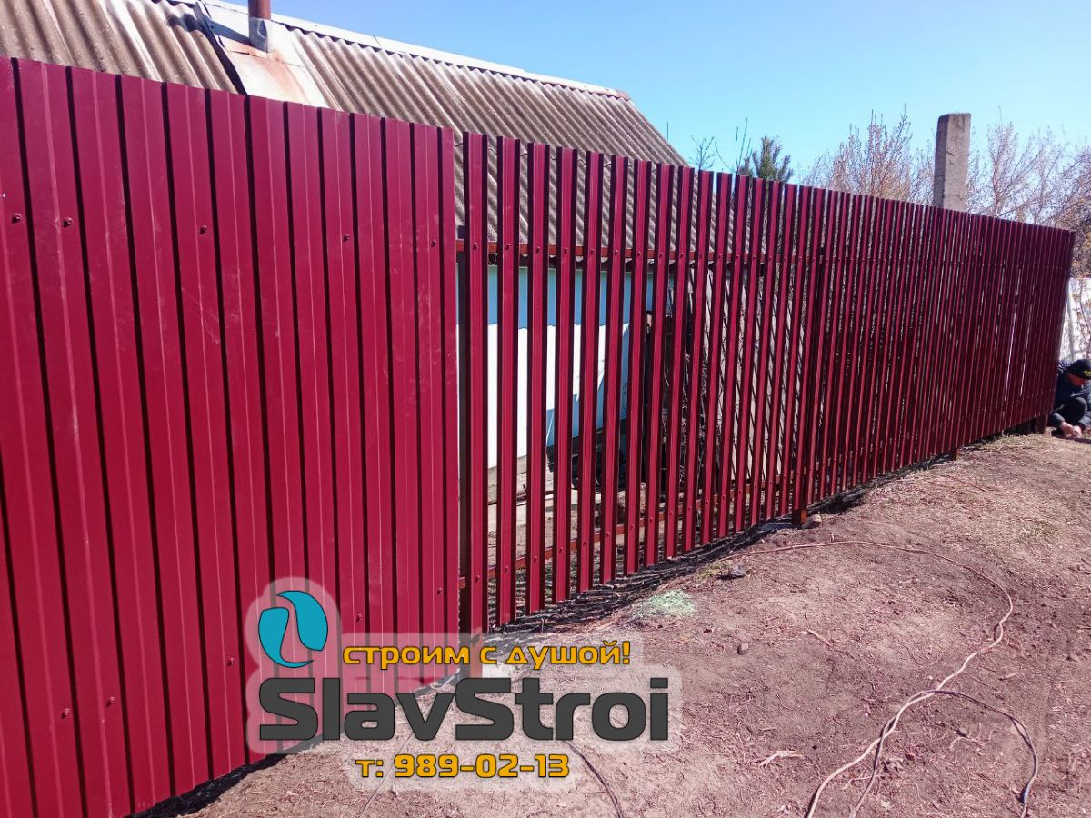 Заборы, ворота, калитки - ограждения из профнастила с установкой под ключ в Самаре и Самарской области - тел. 989-02-13