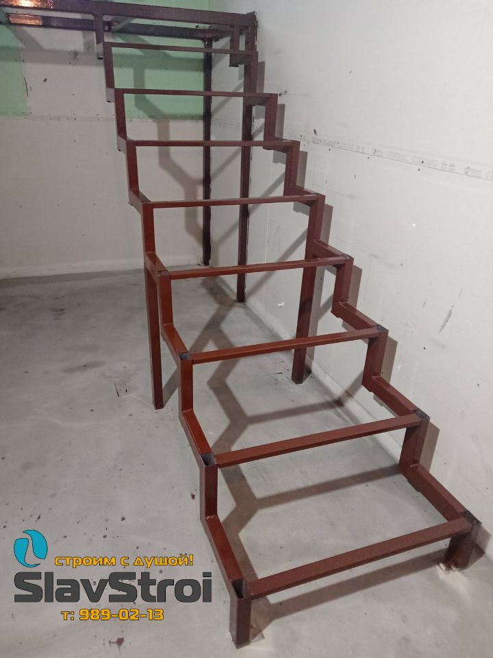 Изготовление и монтаж лестниц на металлокаркасе под ключ в Самаре и Самарской области - тел. 989-02-13