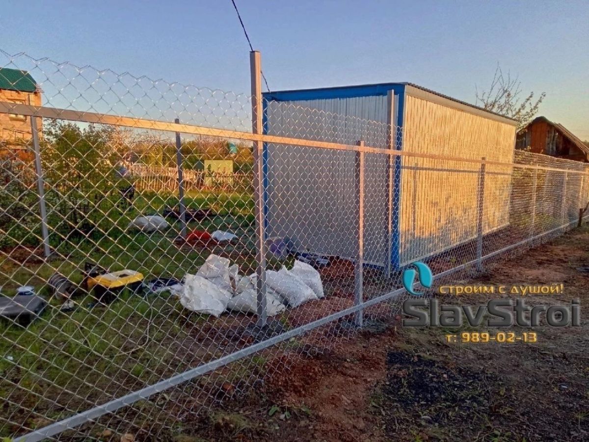 Заборы, ворота, калитки - ограждения из сетки Рабица с установкой под ключ в Самаре и Самарской области - тел. 989-02-13