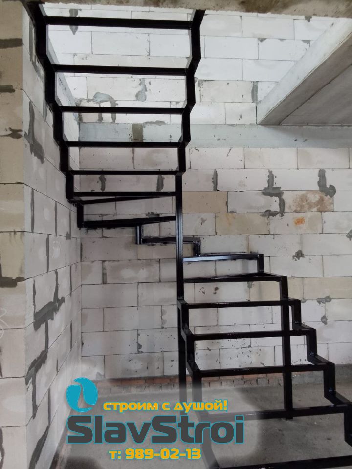 Изготовление и монтаж лестниц на металлокаркасе под ключ в Самаре и Самарской области - тел. 989-02-13