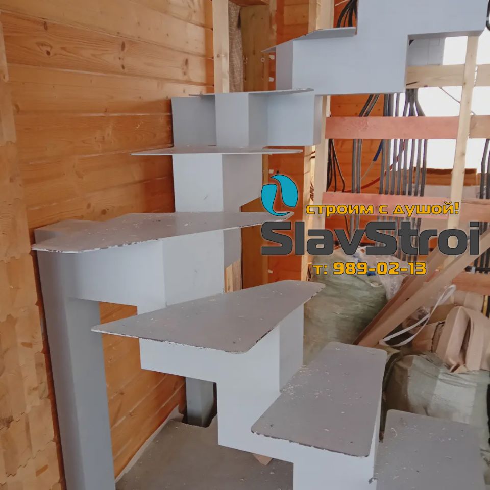 Изготовление и монтаж лестниц на металлокаркасе под ключ в Самаре и Самарской области - тел. 989-02-13