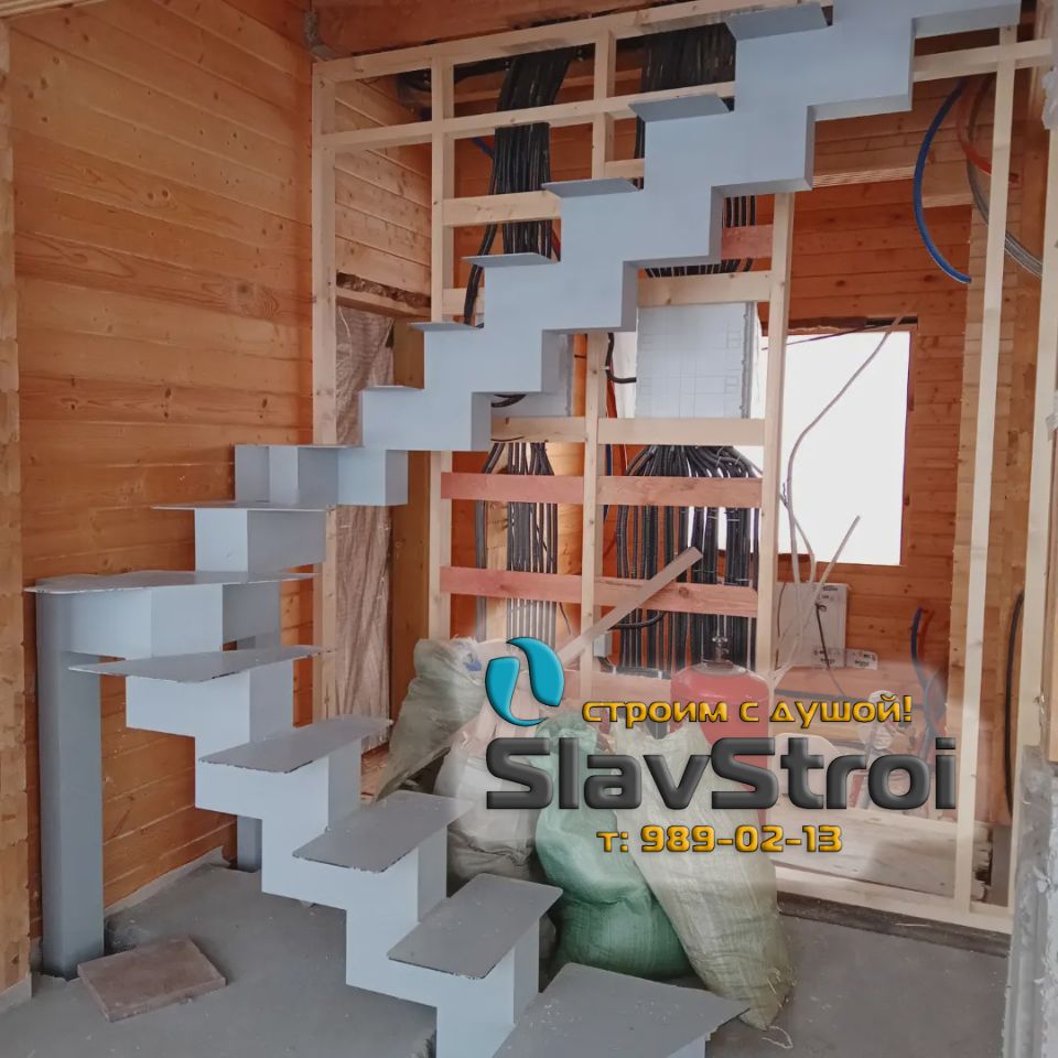 Изготовление и монтаж лестниц на металлокаркасе под ключ в Самаре и Самарской области - тел. 989-02-13