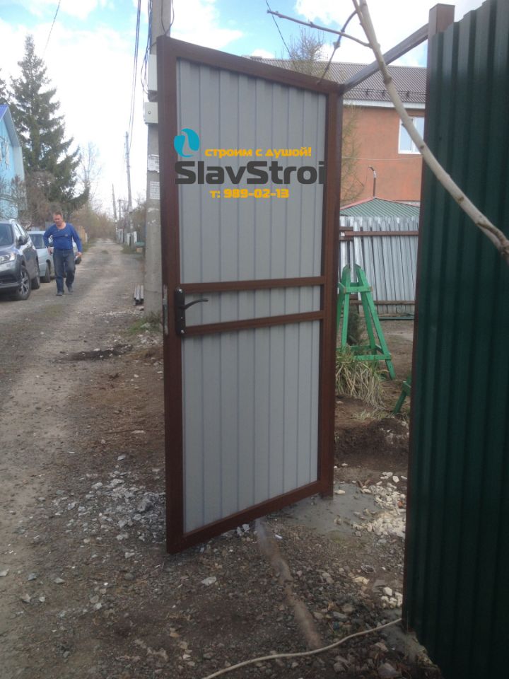 Заборы, ворота, калитки - ограждения из профнастила с установкой под ключ в Самаре и Самарской области - тел. 989-02-13