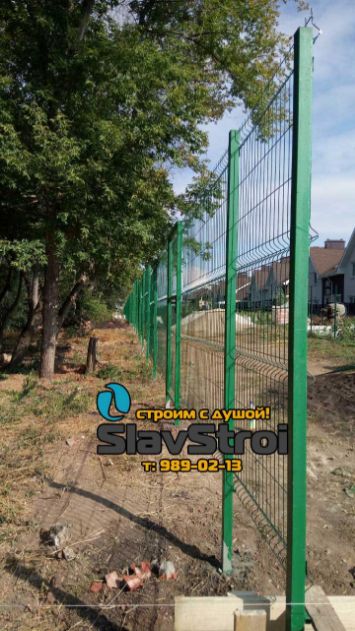 Заборы из сварной 3D сетки Grand Line с установкой под ключ в Самаре и Самарской области - тел. 989-02-13