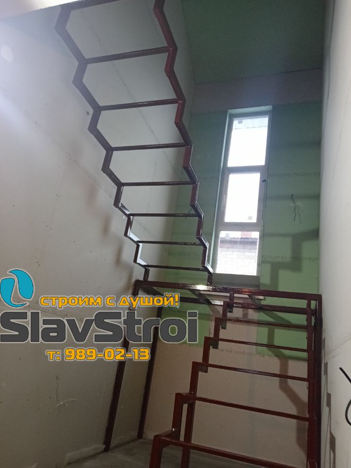 Изготовление и монтаж лестниц на металлокаркасе под ключ в Самаре и Самарской области - тел. 989-02-13
