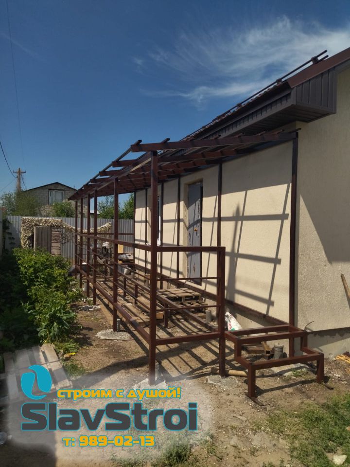Изготовление и монтаж крылец, веранд, навесов, ангаров, автонавесов надежно и качественно в Самаре и регионе под ключ +7(937)989-02-13