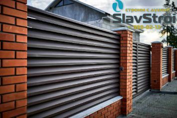 Заборы, ворота, калитки - ограждения из профнастила с установкой под ключ в Самаре и Самарской области - тел. 989-02-13