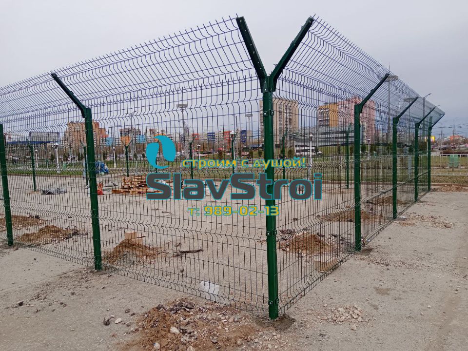 Заборы из сварной 3D сетки Grand Line с установкой под ключ в Самаре и Самарской области - тел. 989-02-13