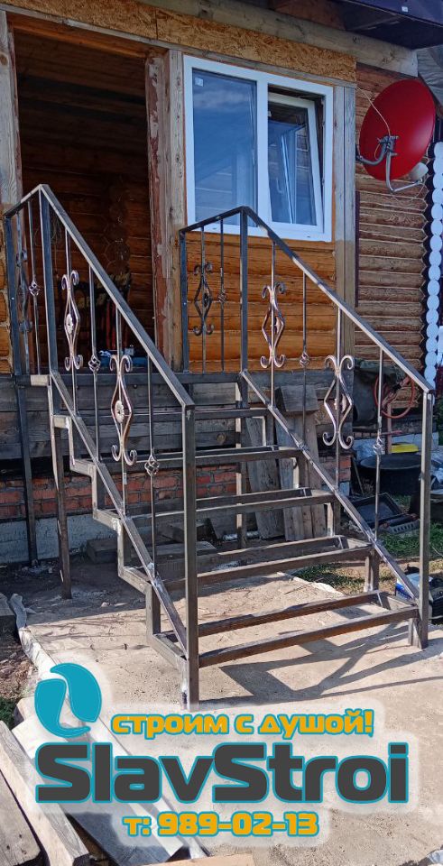 Изготовление и монтаж лестниц на металлокаркасе под ключ в Самаре и Самарской области - тел. 989-02-13
