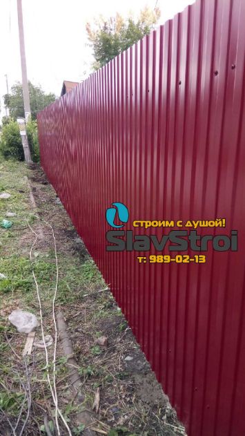 Заборы, ворота, калитки - ограждения из профнастила с установкой под ключ в Самаре и Самарской области - тел. 989-02-13