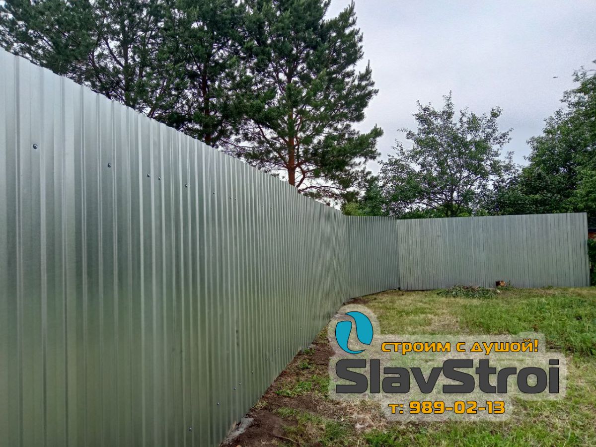 Заборы, ворота, калитки - ограждения из профнастила с установкой под ключ в Самаре и Самарской области - тел. 989-02-13