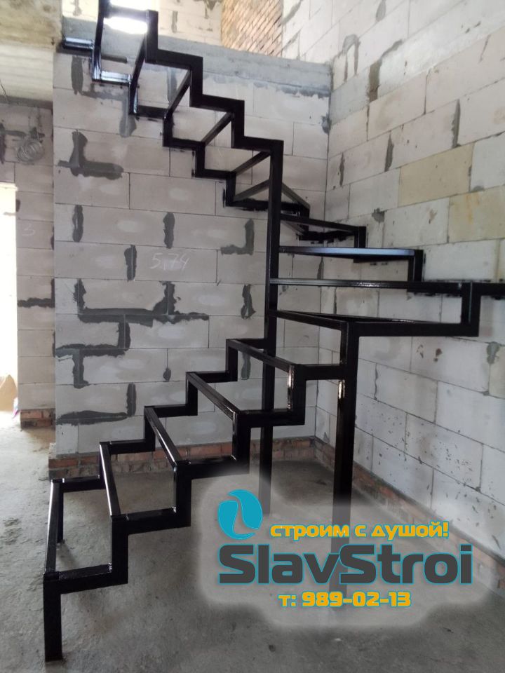 Изготовление и монтаж лестниц на металлокаркасе под ключ в Самаре и Самарской области - тел. 989-02-13