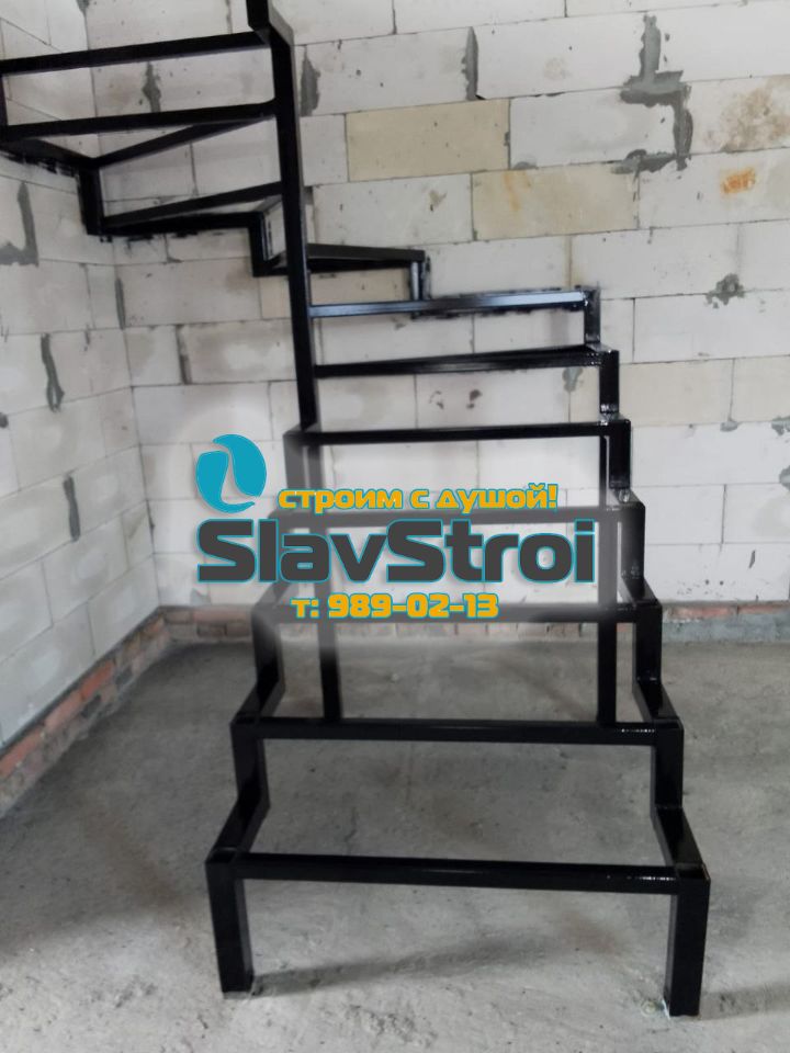Изготовление и монтаж лестниц на металлокаркасе под ключ в Самаре и Самарской области - тел. 989-02-13